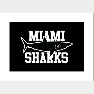 Miami Sharks shirt (Any Given Sunday, Willie Beamen) Posters and Art